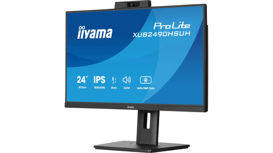 ECRAN LED 24' DALLE IPS 4MS 250cd WEBCAM INTEGRE HP 1xHDMI 1xDP 3xUSB – XUB2490HSUH-B2