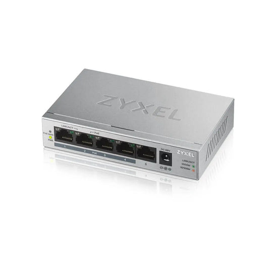 SWITCH 4 PORTS GIGA POE+ 1PORT GIGA
