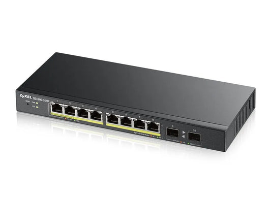 SWITCH L2 8 PORTS GIGA POE + 2 SFP 77W