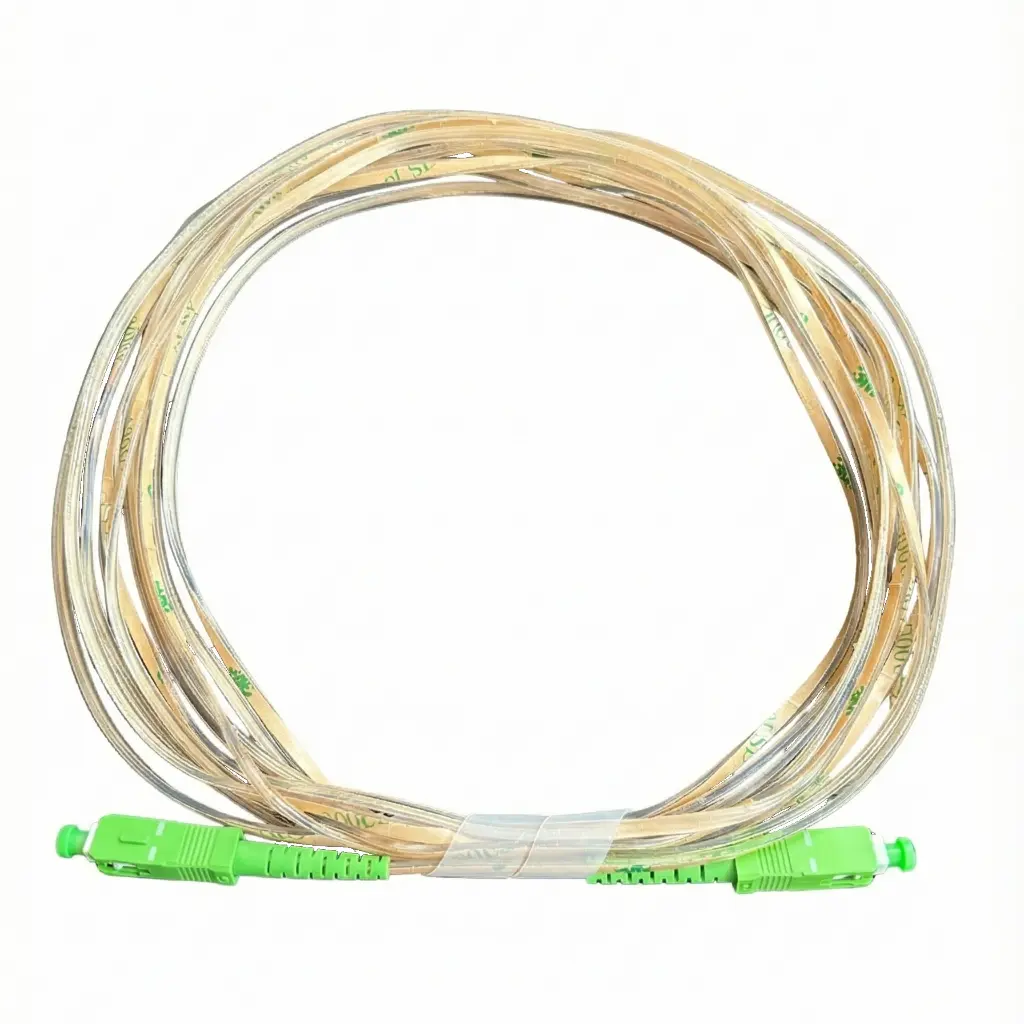Câble Fibre Optique Invisible & Autocollant - SC-APC / SC-APC ou SC-APC / SC-UPC (Jarretière Optique pour Box Orange / Bouygues / SFR ou Free) (Copie) Octofibre