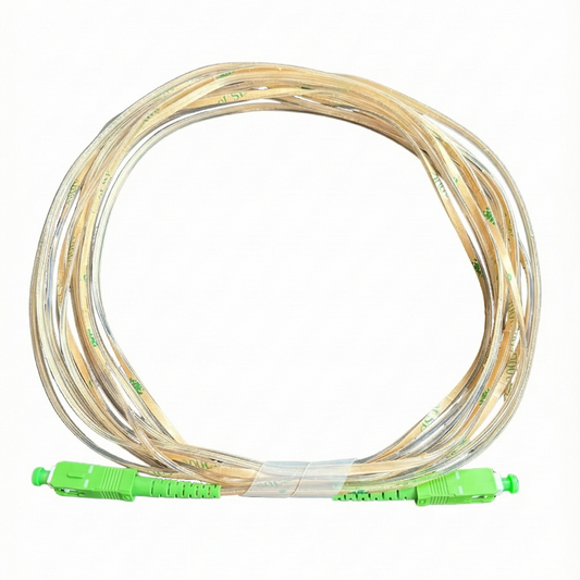 Câble Fibre Optique Invisible & Autocollant - SC-APC / SC-APC ou SC-APC / SC-UPC (Jarretière Optique pour Box Orange / Bouygues / SFR ou Free)