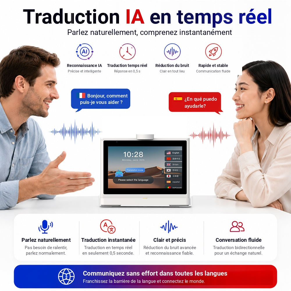 Traduction IA en temps réel