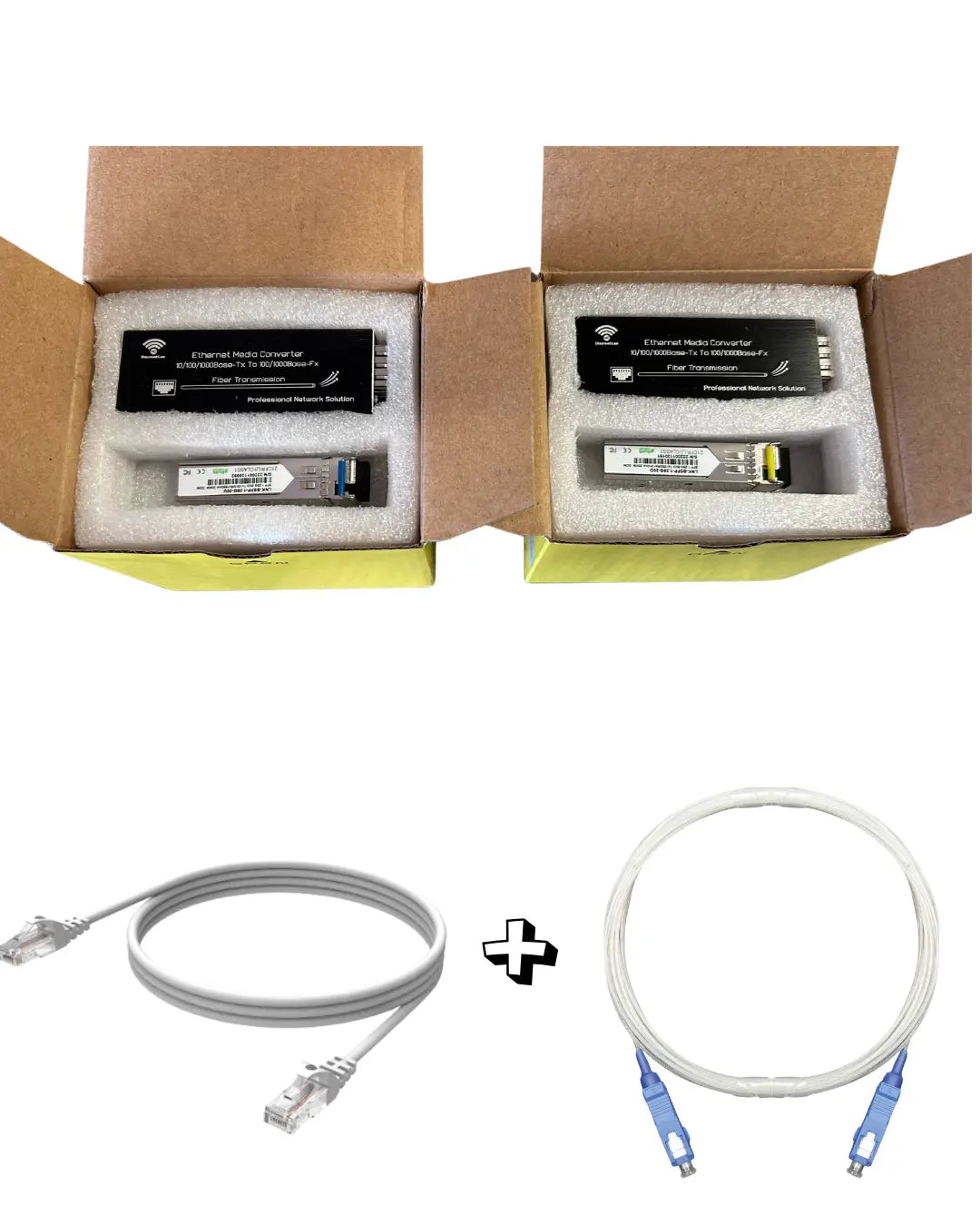 Rallonge RJ45 Invisible liaison gigabit Octofibre