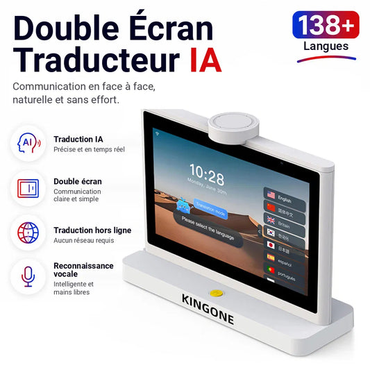 Traducteur IA Double Écran T10